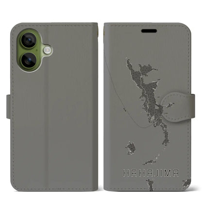 【母島（東京都）】地図柄iPhoneケース（手帳タイプ）