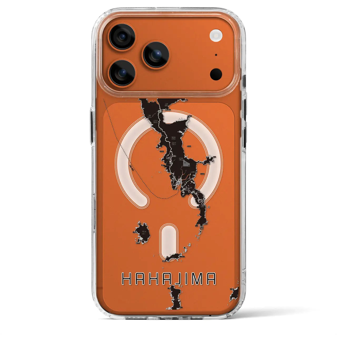 【母島（東京都）】地図柄iPhoneケース（MagSafeタイプ）