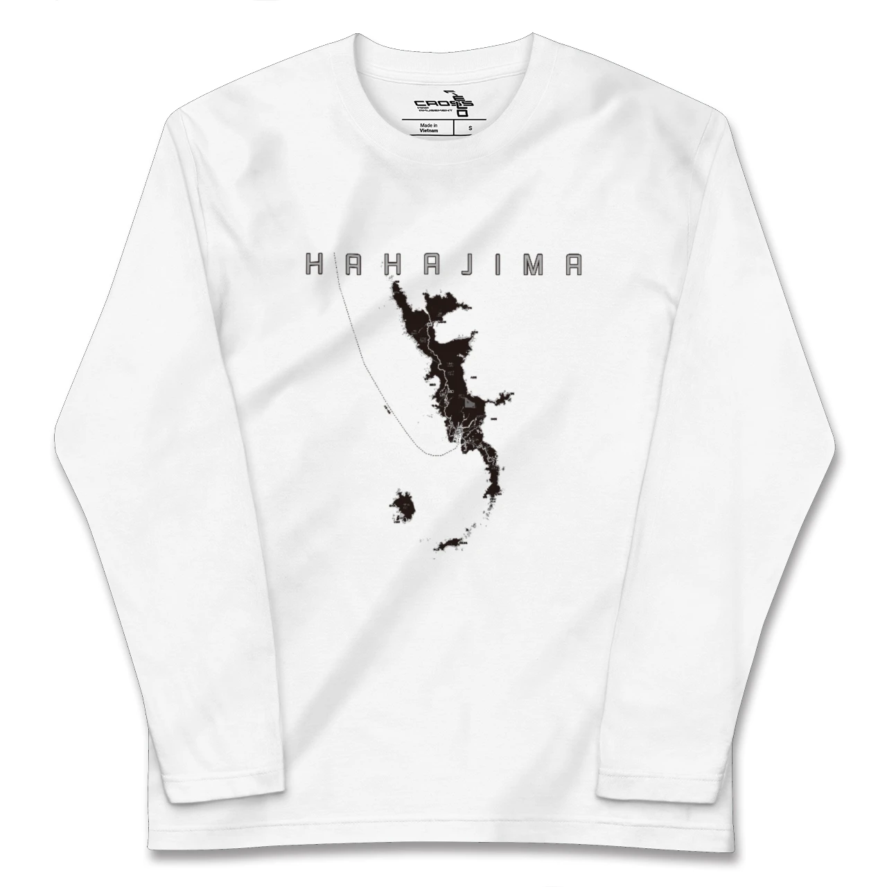 【母島（東京都）】地図柄ロングスリーブTシャツ