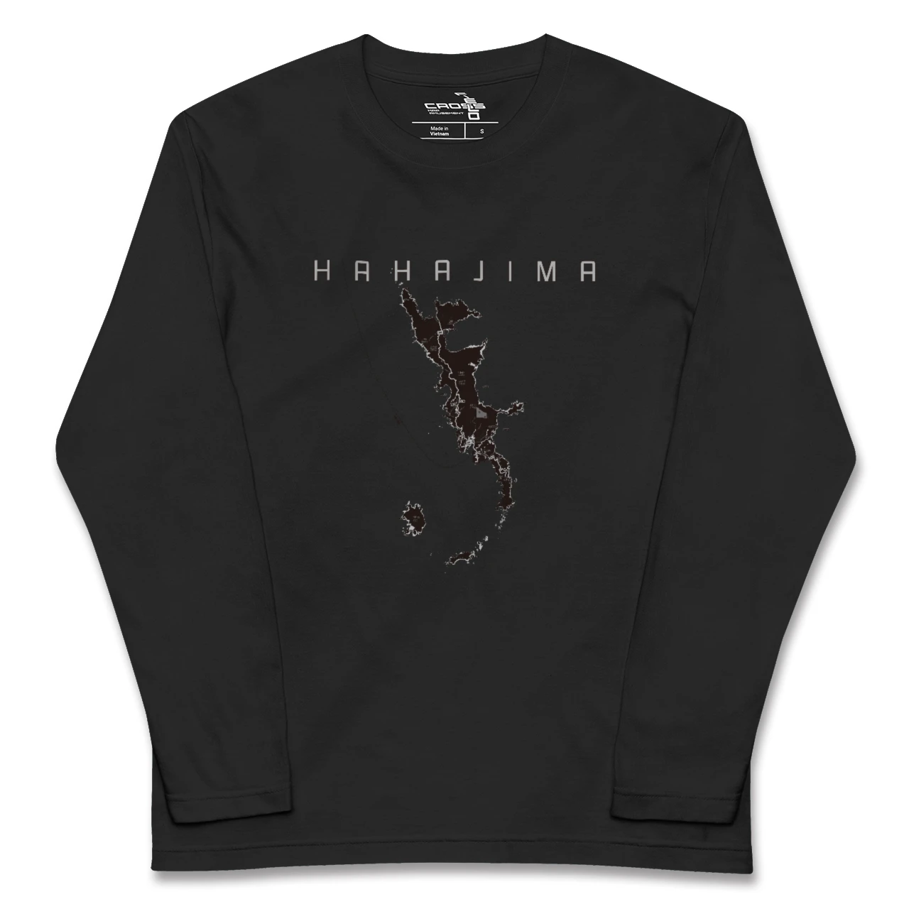 【母島（東京都）】地図柄ロングスリーブTシャツ