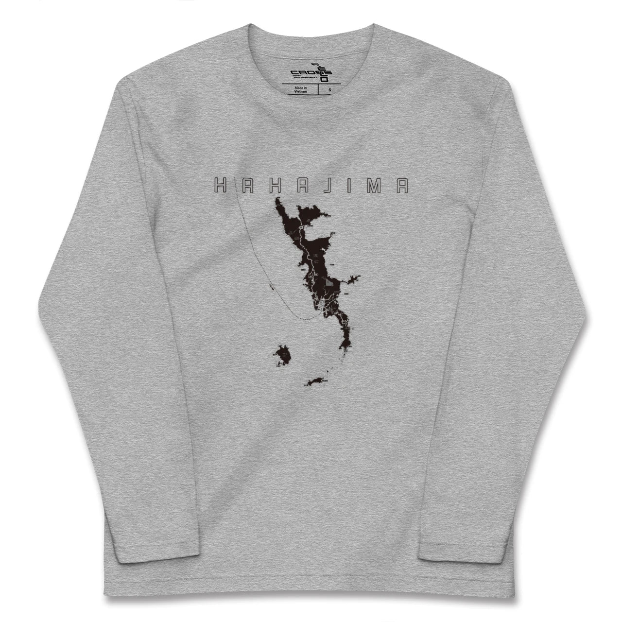 【母島（東京都）】地図柄ロングスリーブTシャツ