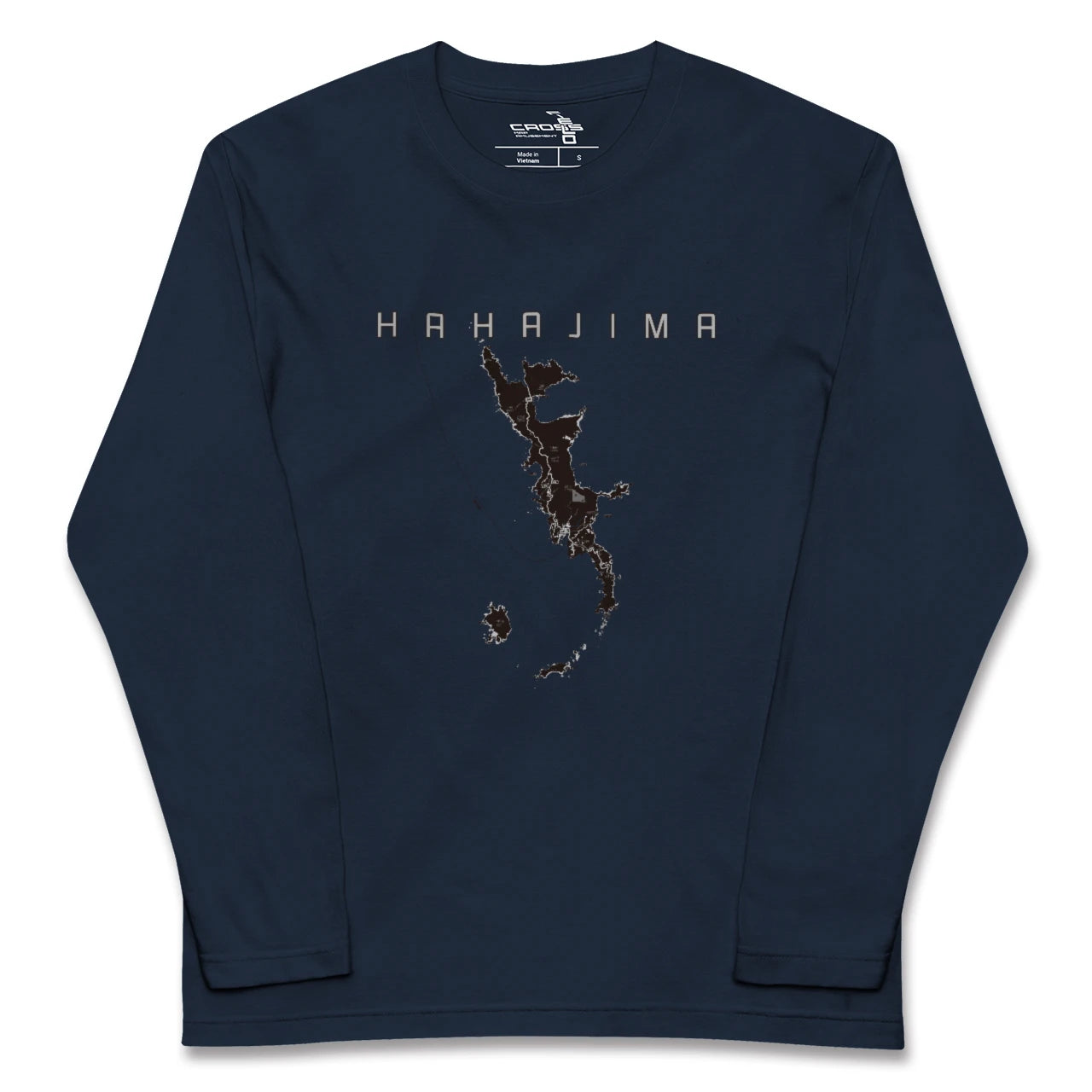 【母島（東京都）】地図柄ロングスリーブTシャツ