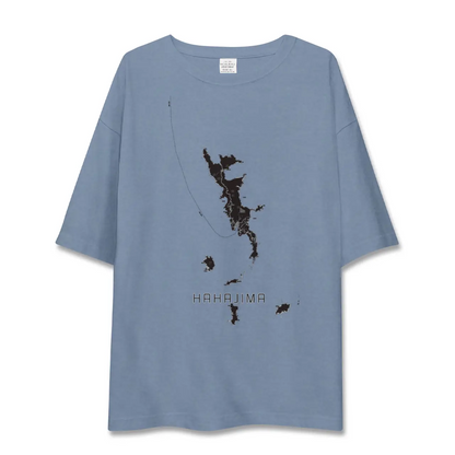 【母島（東京都）】地図柄ビッグシルエットTシャツ