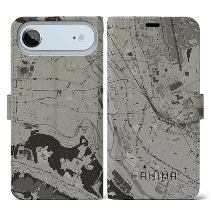 【拝島（東京都）】地図柄iPhoneケース（手帳タイプ）