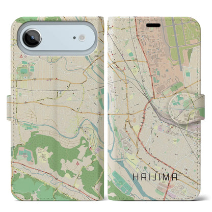 【拝島（東京都）】地図柄iPhoneケース（手帳タイプ）