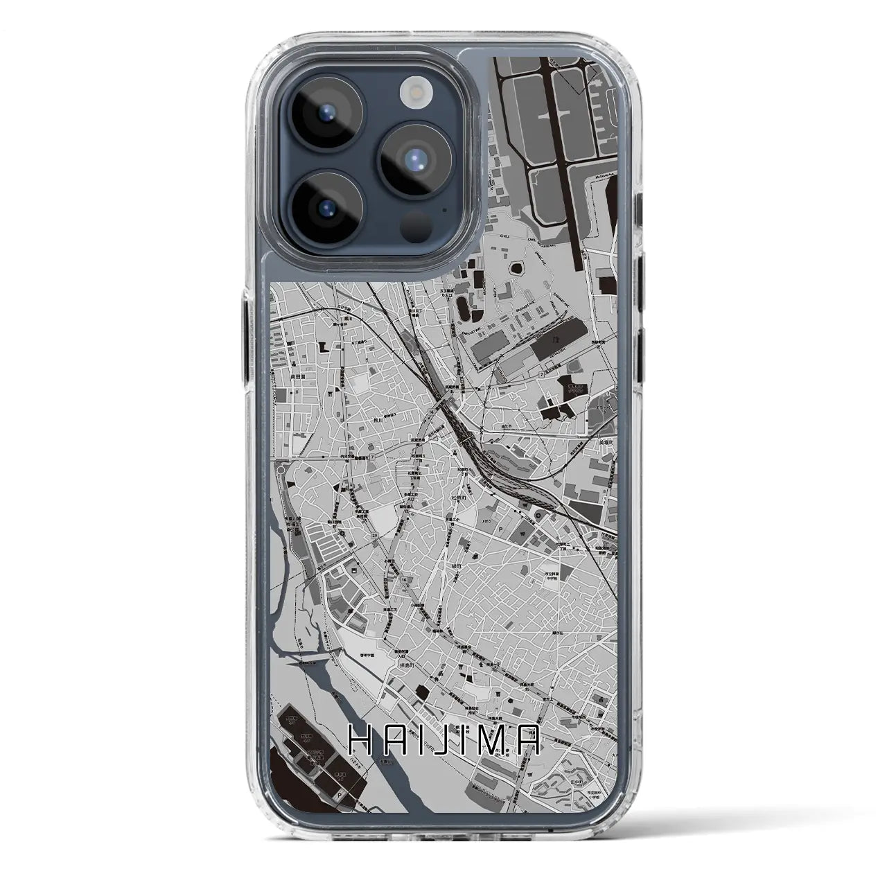 【拝島（東京都）】地図柄iPhoneケース（MagSafeタイプ）