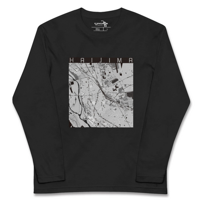 【拝島（東京都）】地図柄ロングスリーブTシャツ