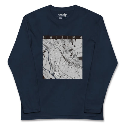 【拝島（東京都）】地図柄ロングスリーブTシャツ
