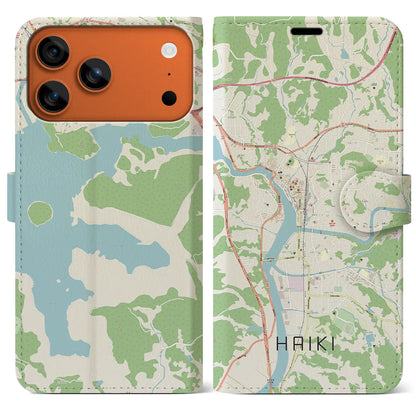 【早岐（長崎県）】地図柄iPhoneケース（手帳タイプ）