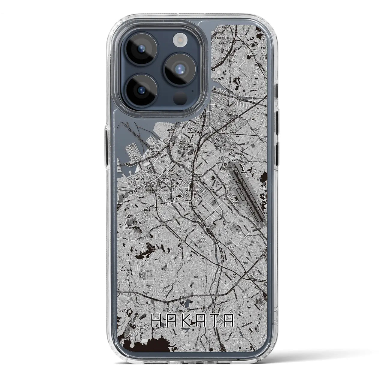 【博多（福岡県）】地図柄iPhoneケース（MagSafeタイプ）