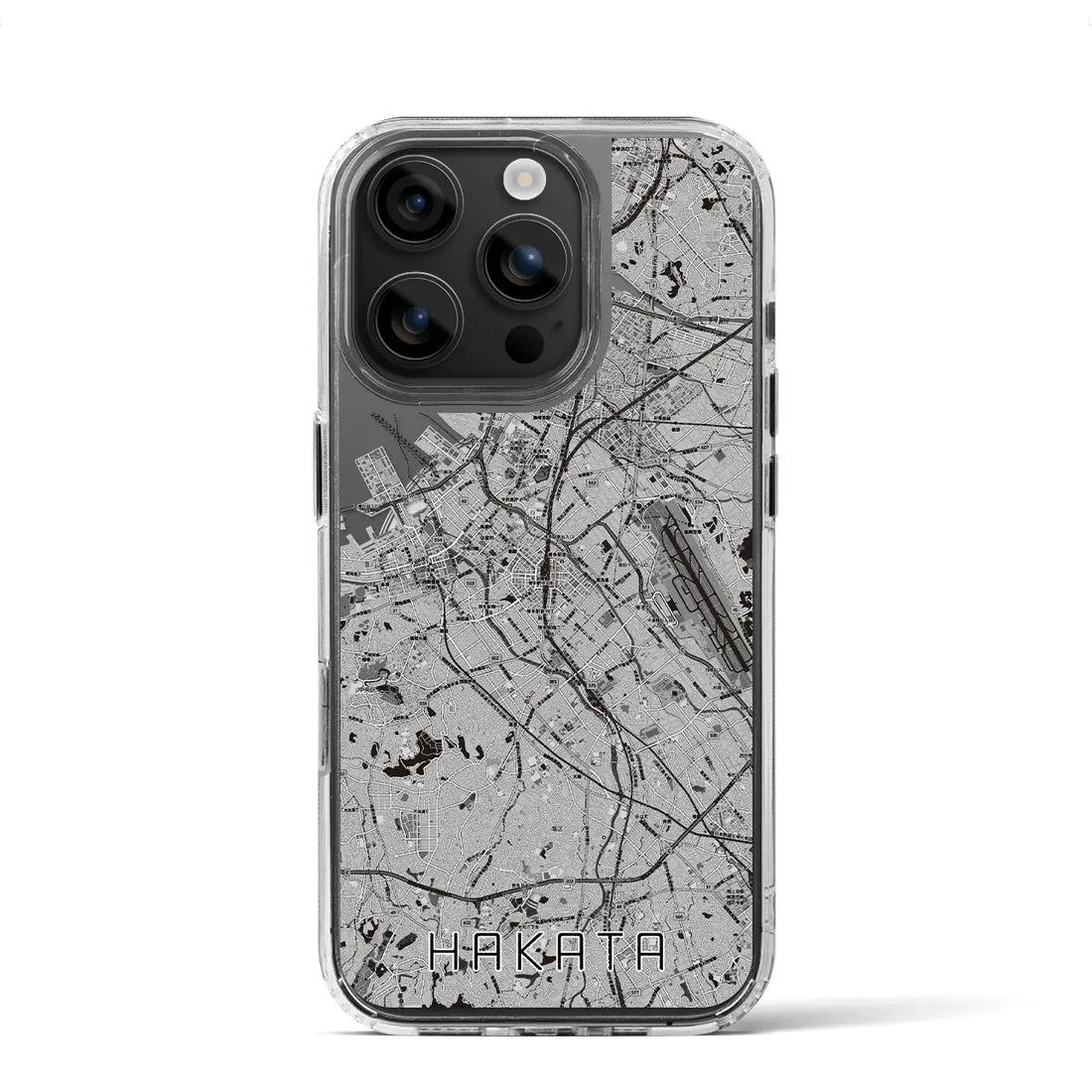 【博多(福岡県)】地図柄iPhoneケース(MagSafeタイプ)