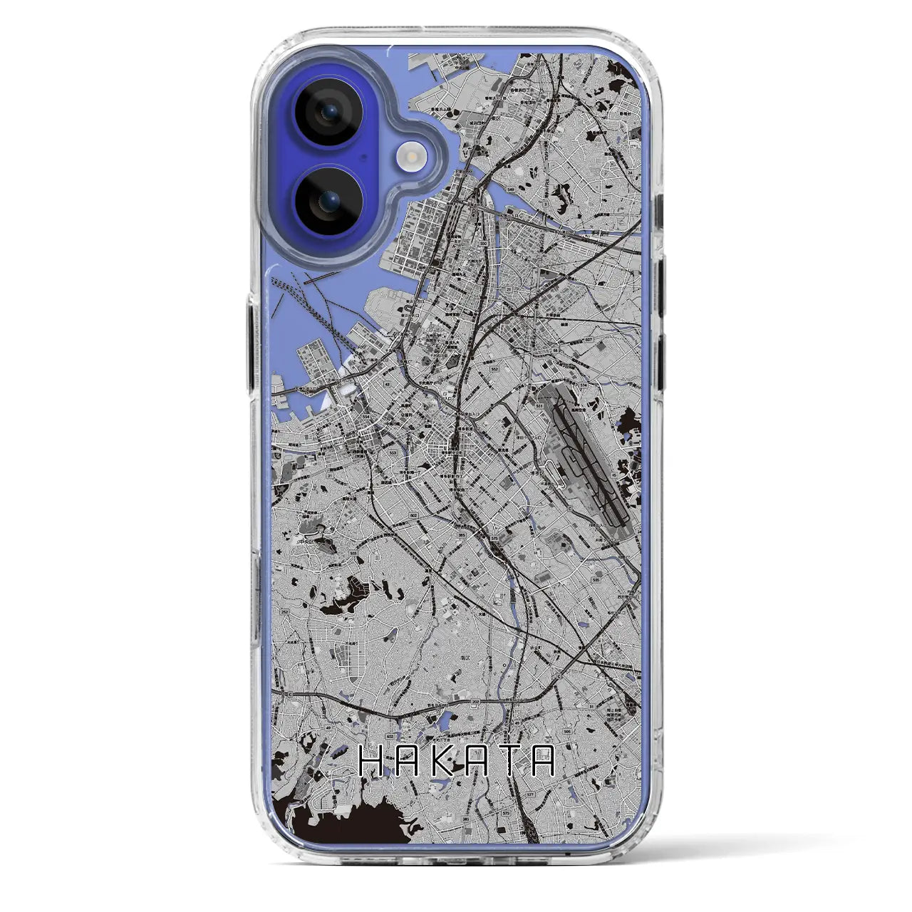 【博多（福岡県）】地図柄iPhoneケース（MagSafeタイプ）