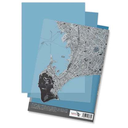 【函館（北海道）】Map World クリアファイル