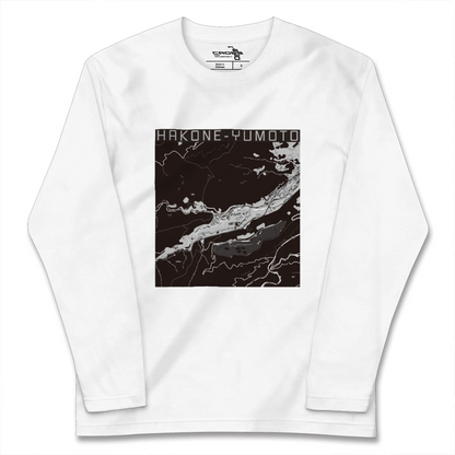 【箱根湯本（神奈川県）】地図柄ロングスリーブTシャツ