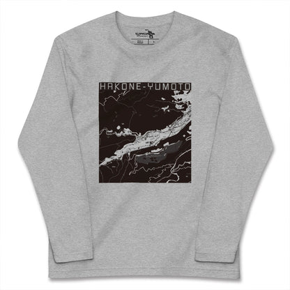 【箱根湯本（神奈川県）】地図柄ロングスリーブTシャツ