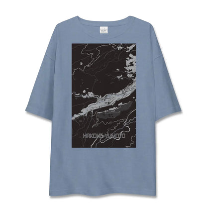 【箱根湯本（神奈川県）】地図柄ビッグシルエットTシャツ