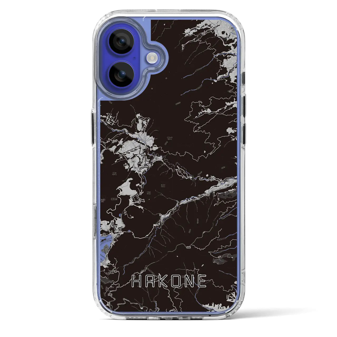 【箱根（神奈川県）】地図柄iPhoneケース（MagSafeタイプ）