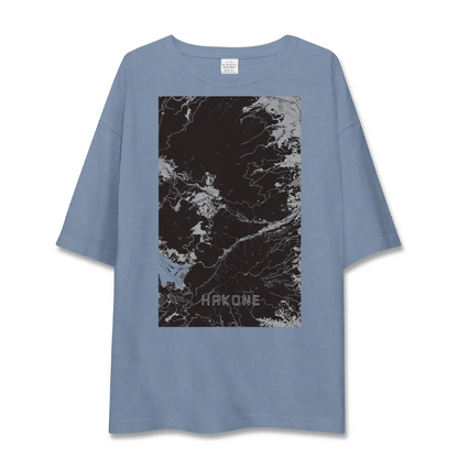 【箱根（神奈川県）】地図柄ビッグシルエットTシャツ