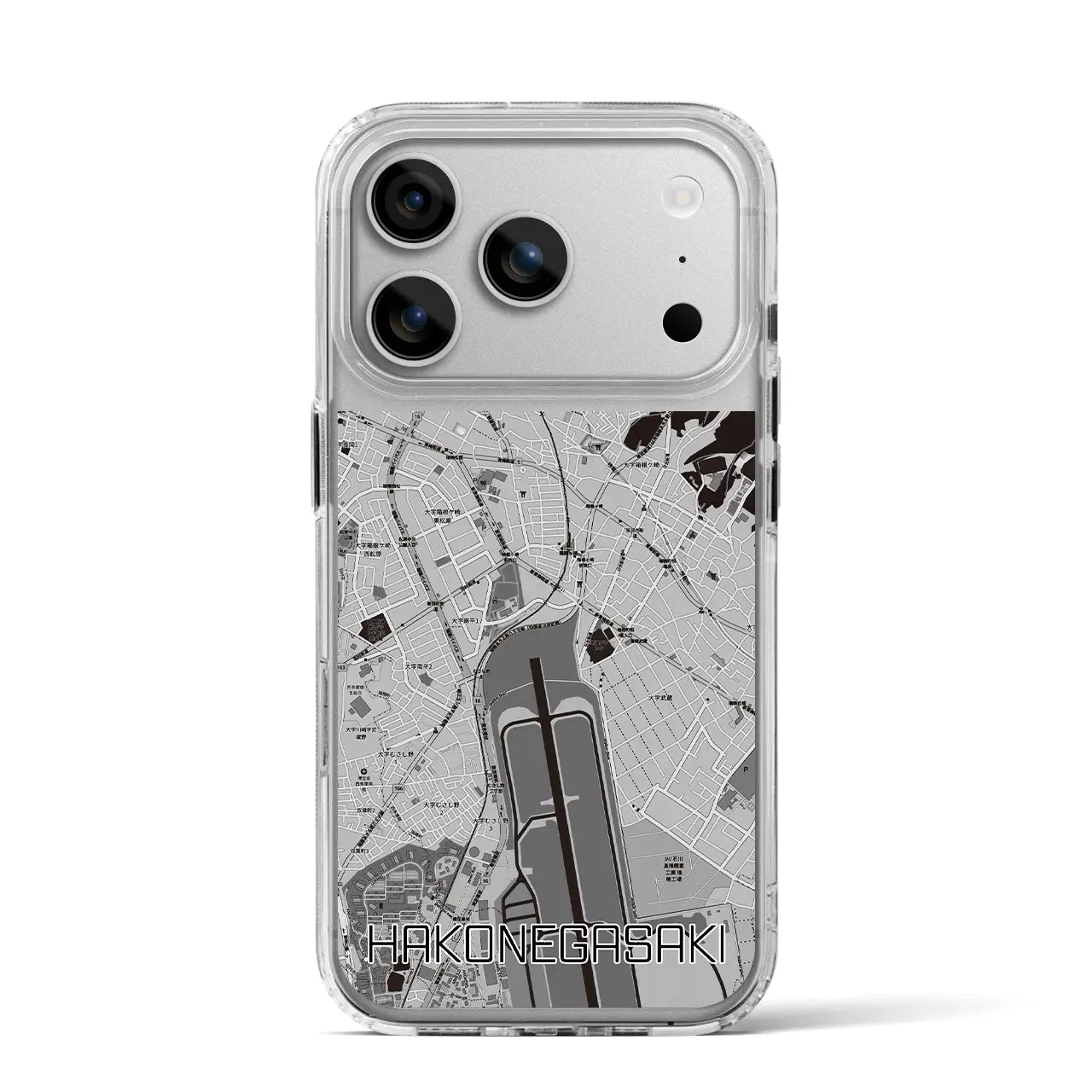 【箱根ケ崎（東京都）】地図柄iPhoneケース（MagSafeタイプ）