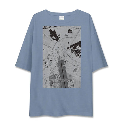 【箱根ケ崎（東京都）】地図柄ビッグシルエットTシャツ