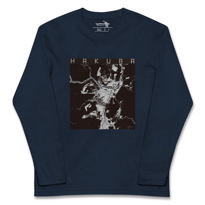 【白馬（長野県）】地図柄ロングスリーブTシャツ