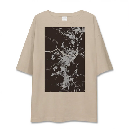 【白馬（長野県）】地図柄ビッグシルエットTシャツ