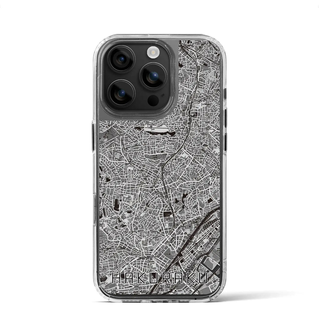 【白楽（神奈川県）】地図柄iPhoneケース（MagSafeタイプ）
