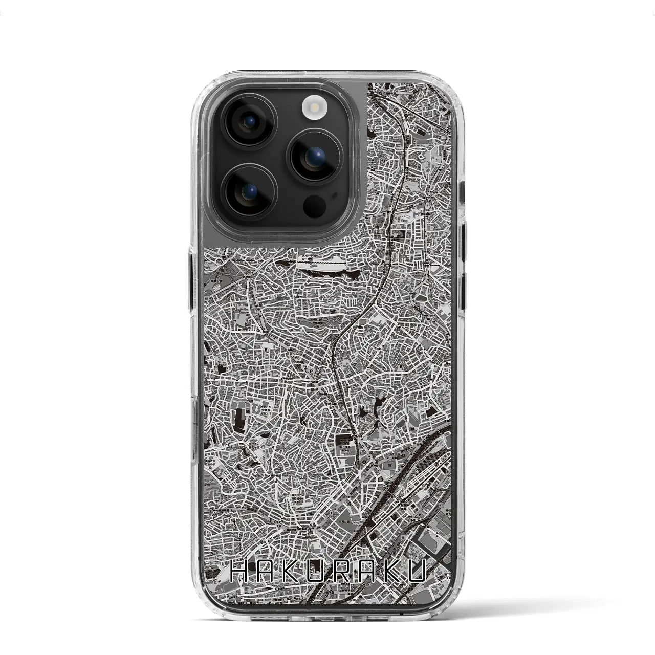 【白楽（神奈川県）】地図柄iPhoneケース（MagSafeタイプ）