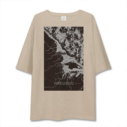 【白州（山梨県）】地図柄ビッグシルエットTシャツ