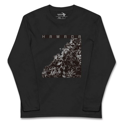 【浜田（島根県）】地図柄ロングスリーブTシャツ