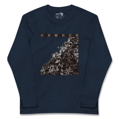 【浜田（島根県）】地図柄ロングスリーブTシャツ