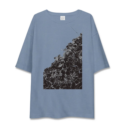 【浜田（島根県）】地図柄ビッグシルエットTシャツ