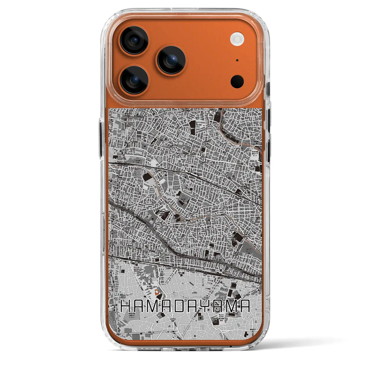 【浜田山（東京都）】地図柄iPhoneケース（MagSafeタイプ）