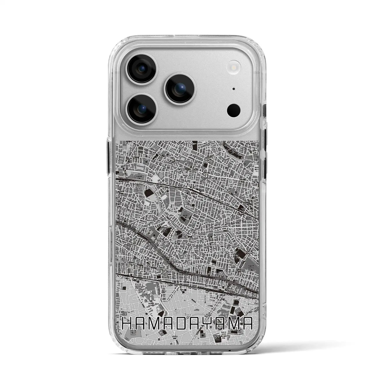 【浜田山（東京都）】地図柄iPhoneケース（MagSafeタイプ）