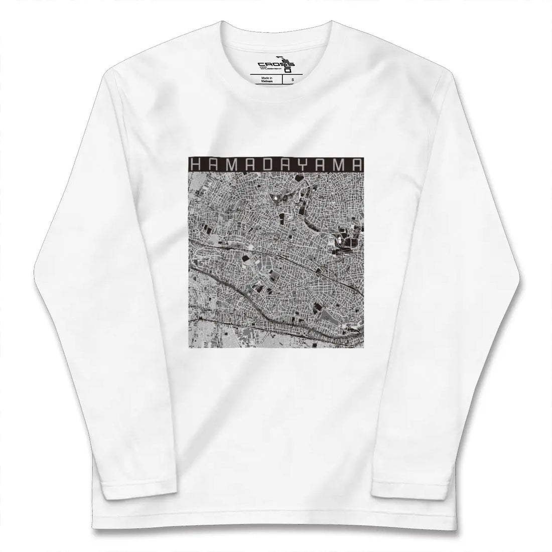【浜田山（東京都）】地図柄ロングスリーブTシャツ
