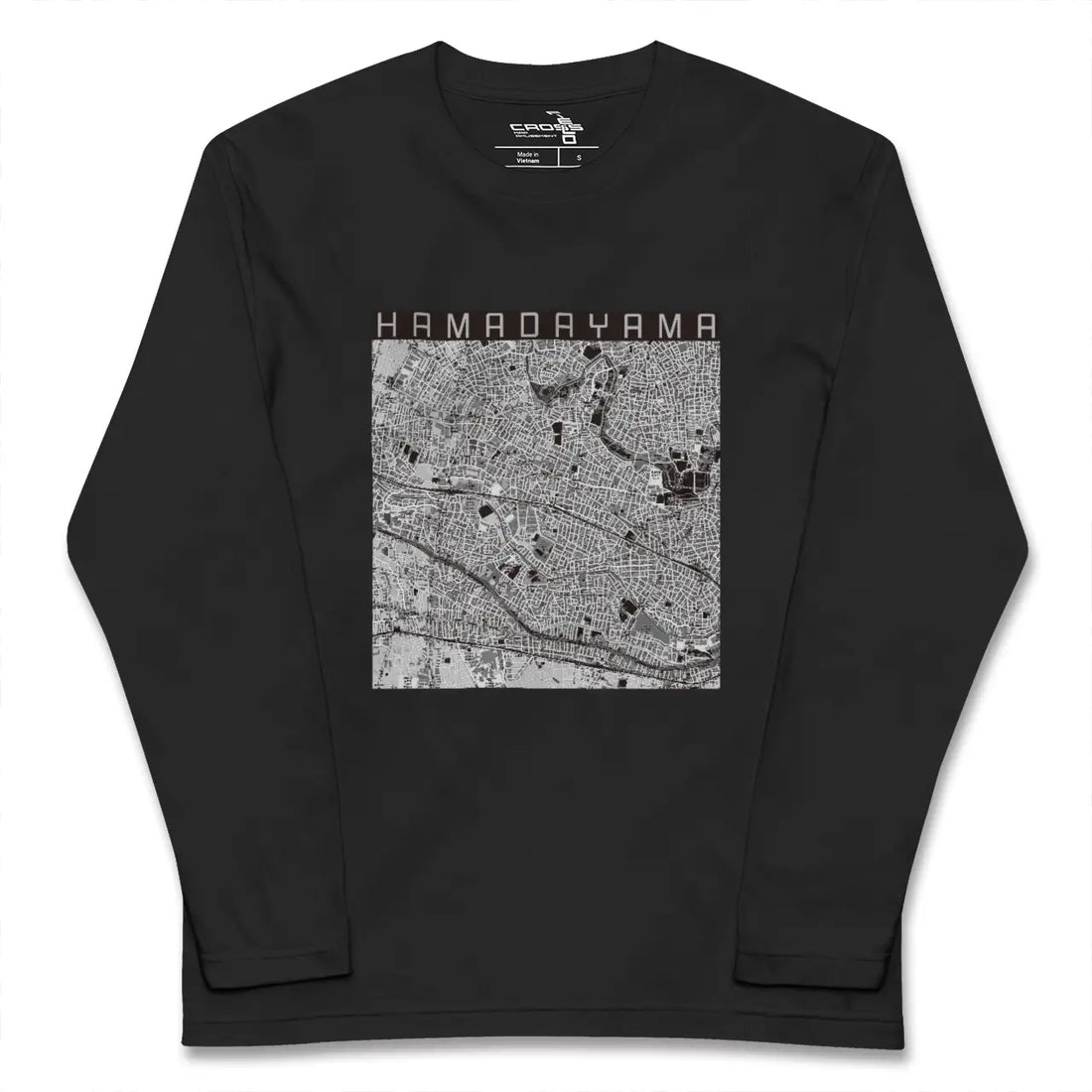【浜田山（東京都）】地図柄ロングスリーブTシャツ