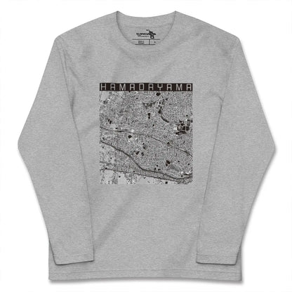 【浜田山（東京都）】地図柄ロングスリーブTシャツ