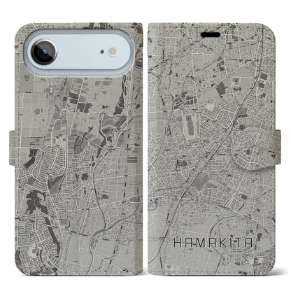 【浜北（静岡県）】地図柄iPhoneケース（手帳タイプ）