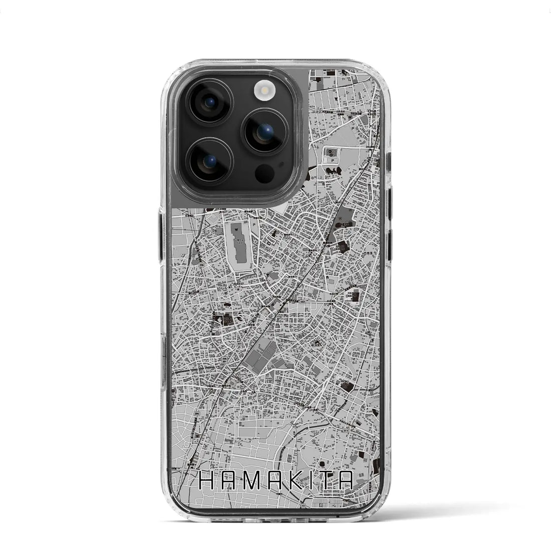 【浜北（静岡県）】地図柄iPhoneケース（MagSafeタイプ）