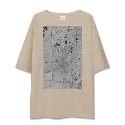【浜北（静岡県）】地図柄ビッグシルエットTシャツ