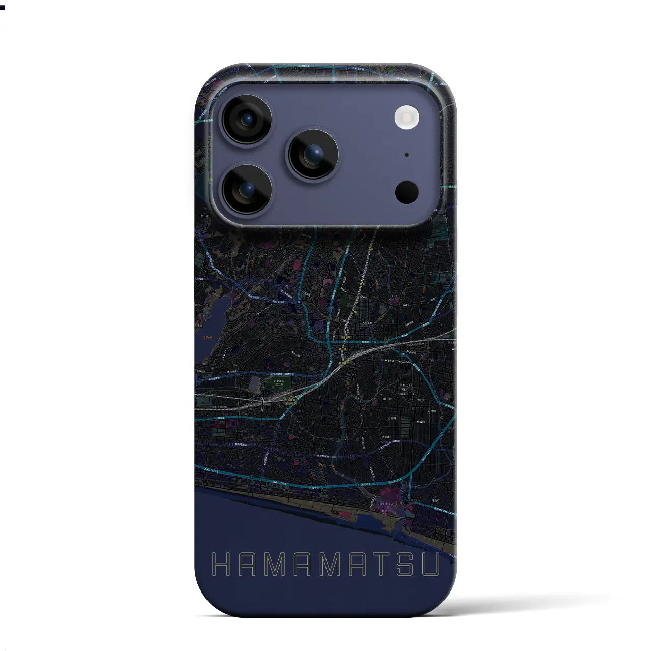 【浜松（静岡県）】地図柄iPhoneケース（バックカバータイプ）