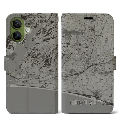 【浜松（静岡県）】地図柄iPhoneケース（手帳タイプ）