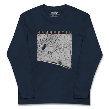【浜松（静岡県）】地図柄ロングスリーブTシャツ
