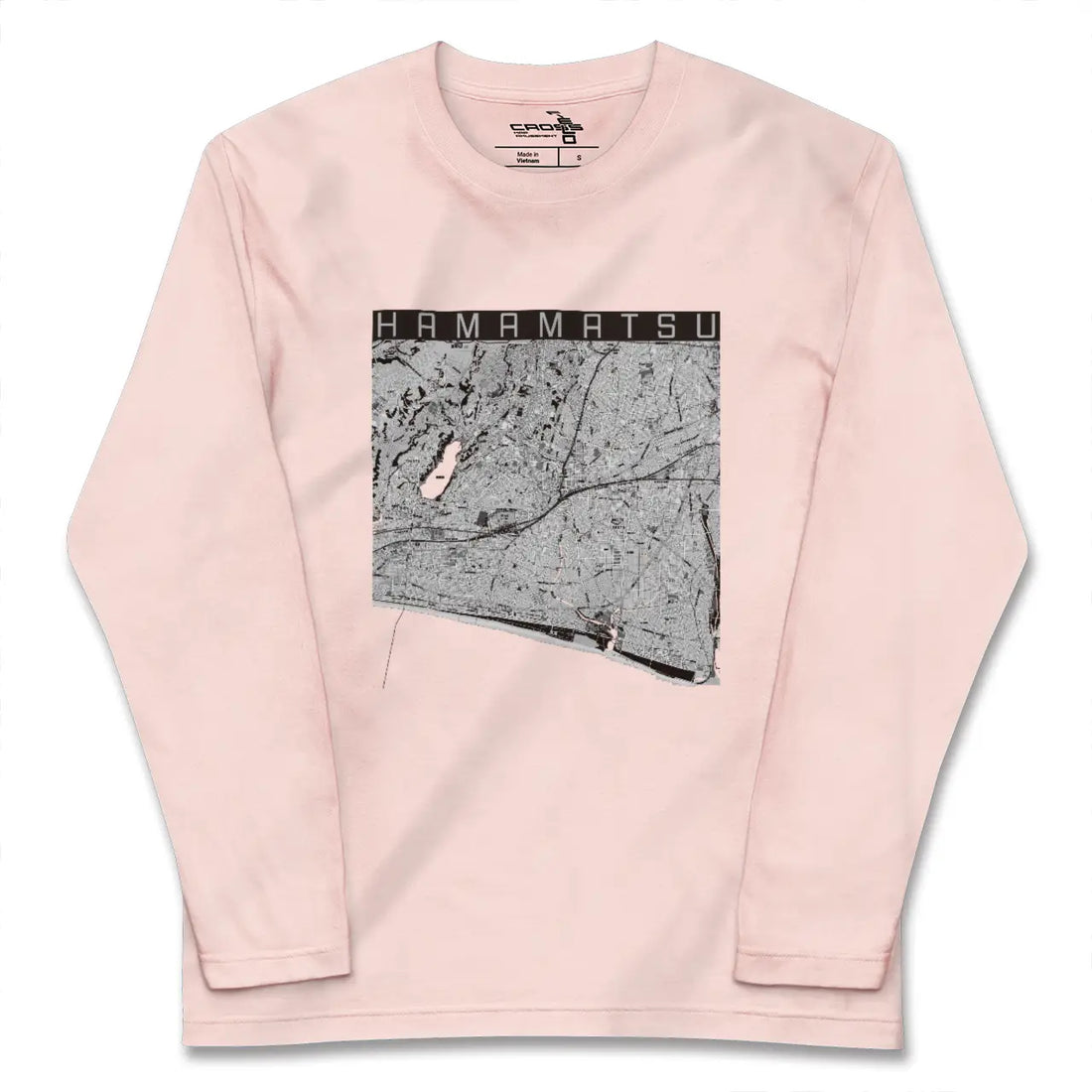 【浜松（静岡県）】地図柄ロングスリーブTシャツ