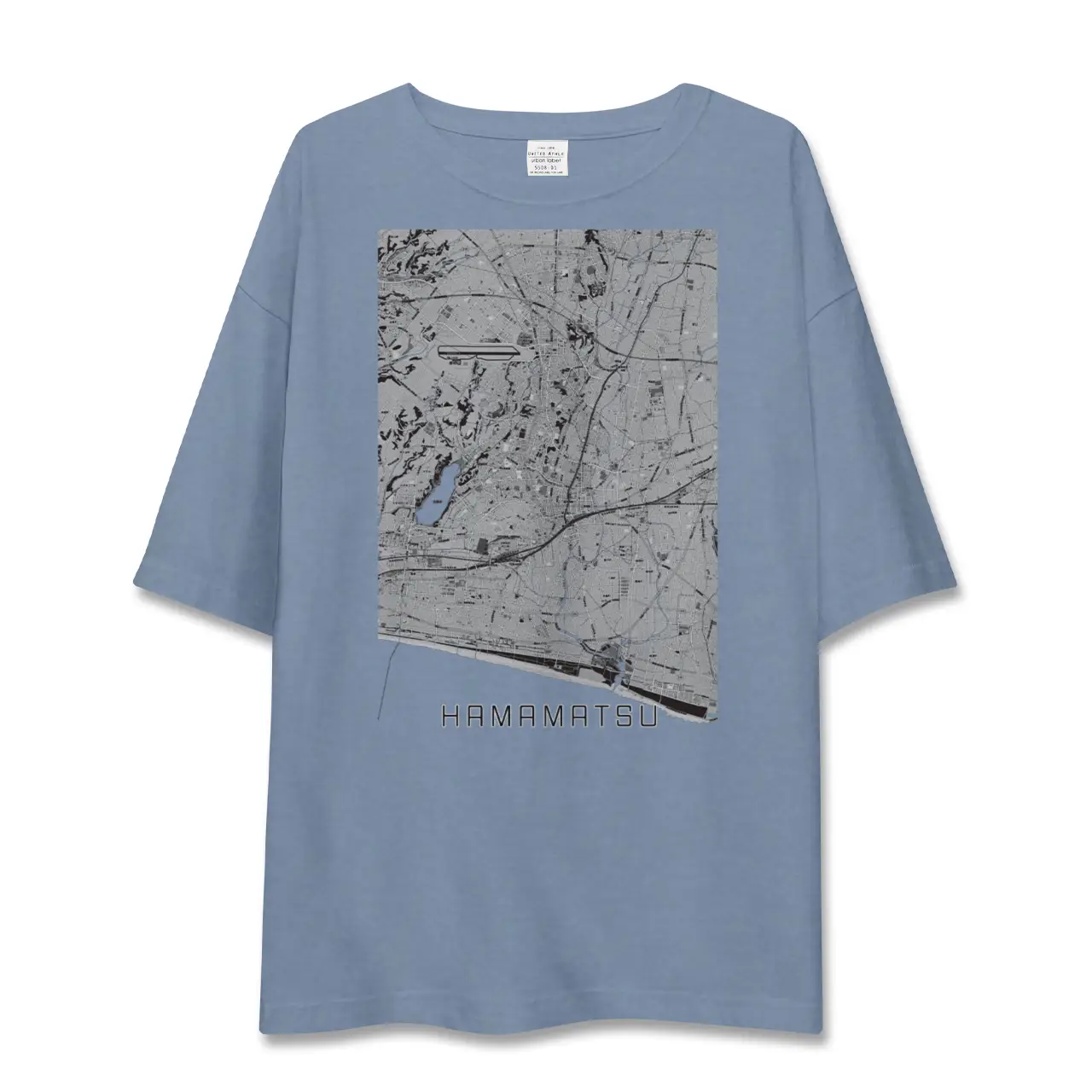 【浜松（静岡県）】地図柄ビッグシルエットTシャツ