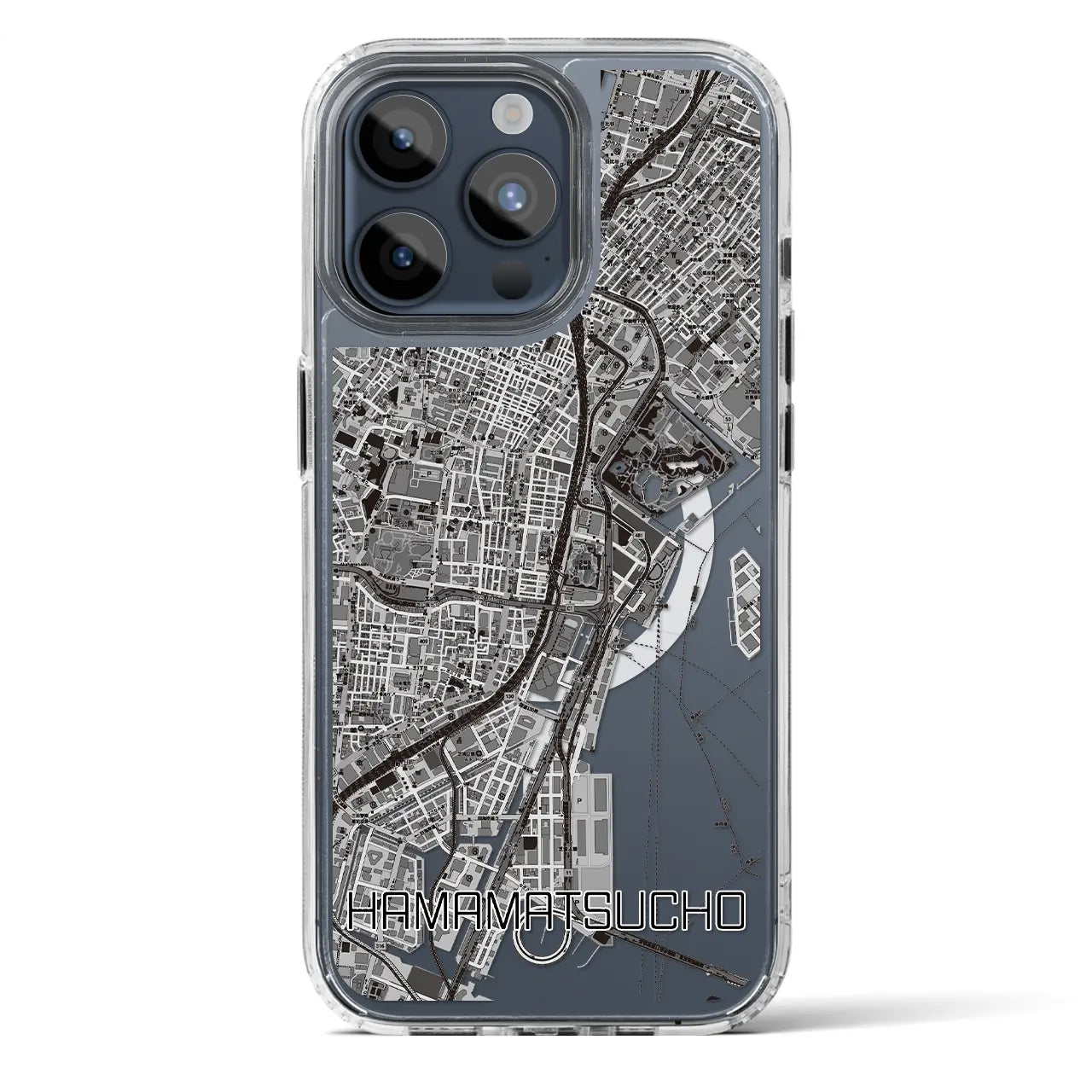 【浜松町（東京都）】地図柄iPhoneケース（MagSafeタイプ）