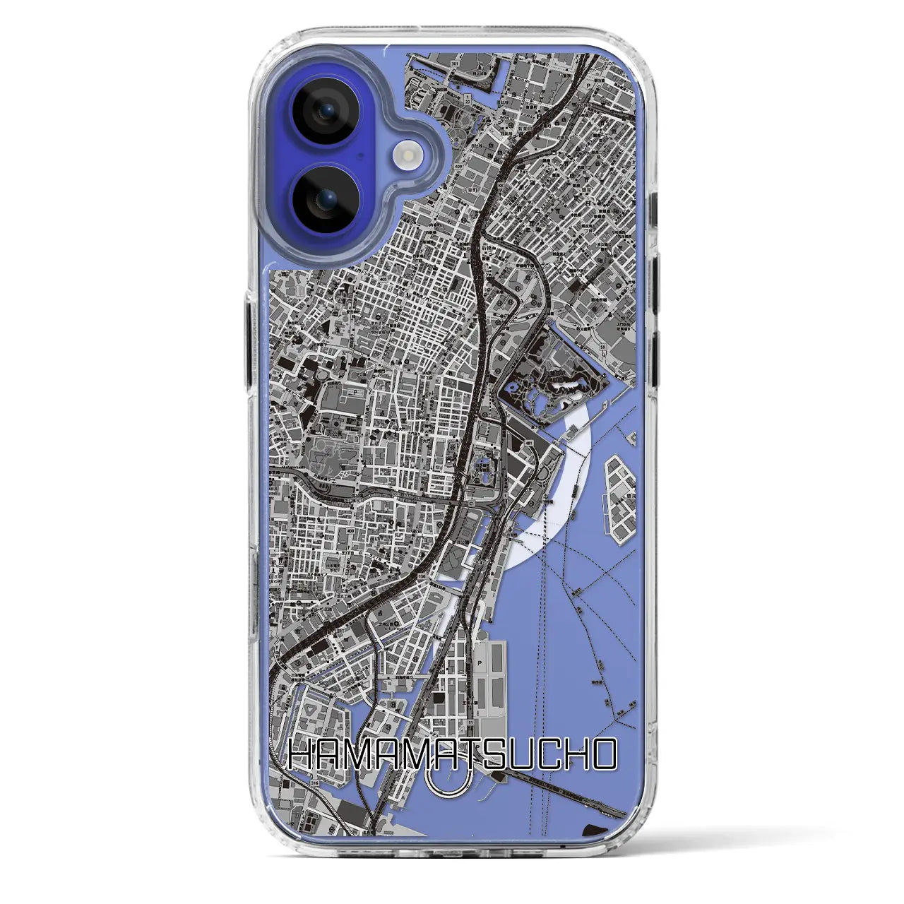 【浜松町（東京都）】地図柄iPhoneケース（MagSafeタイプ）