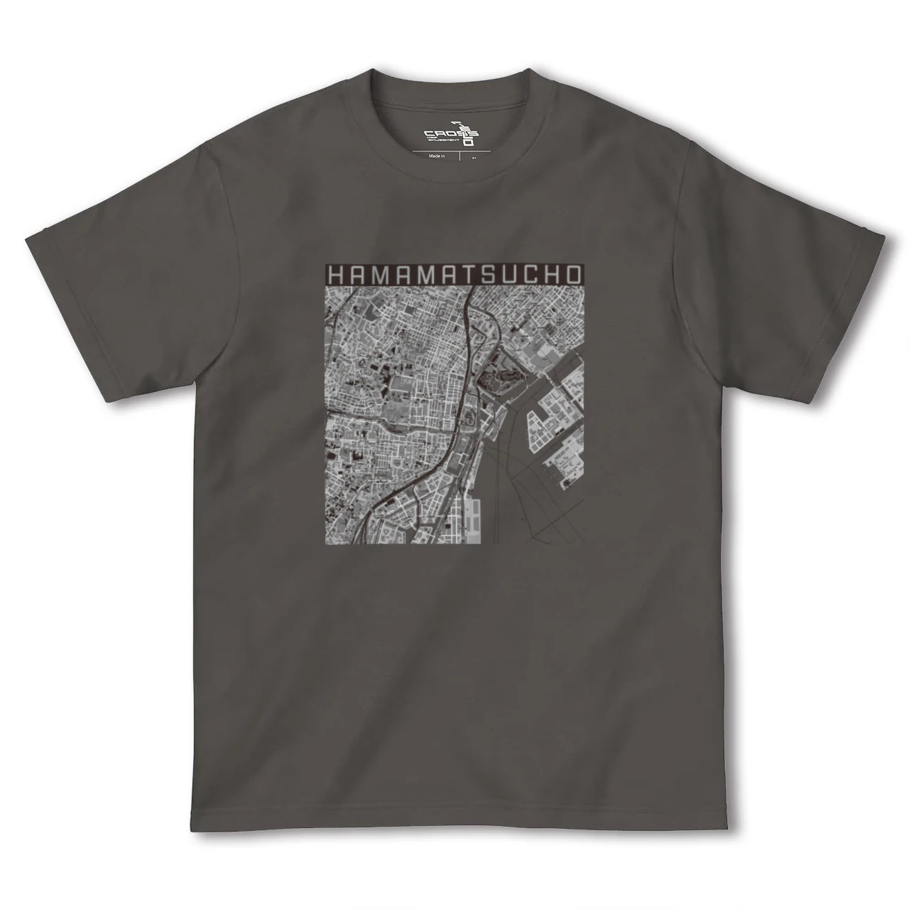 【浜松町（東京都）】地図柄ヘビーウェイトTシャツ