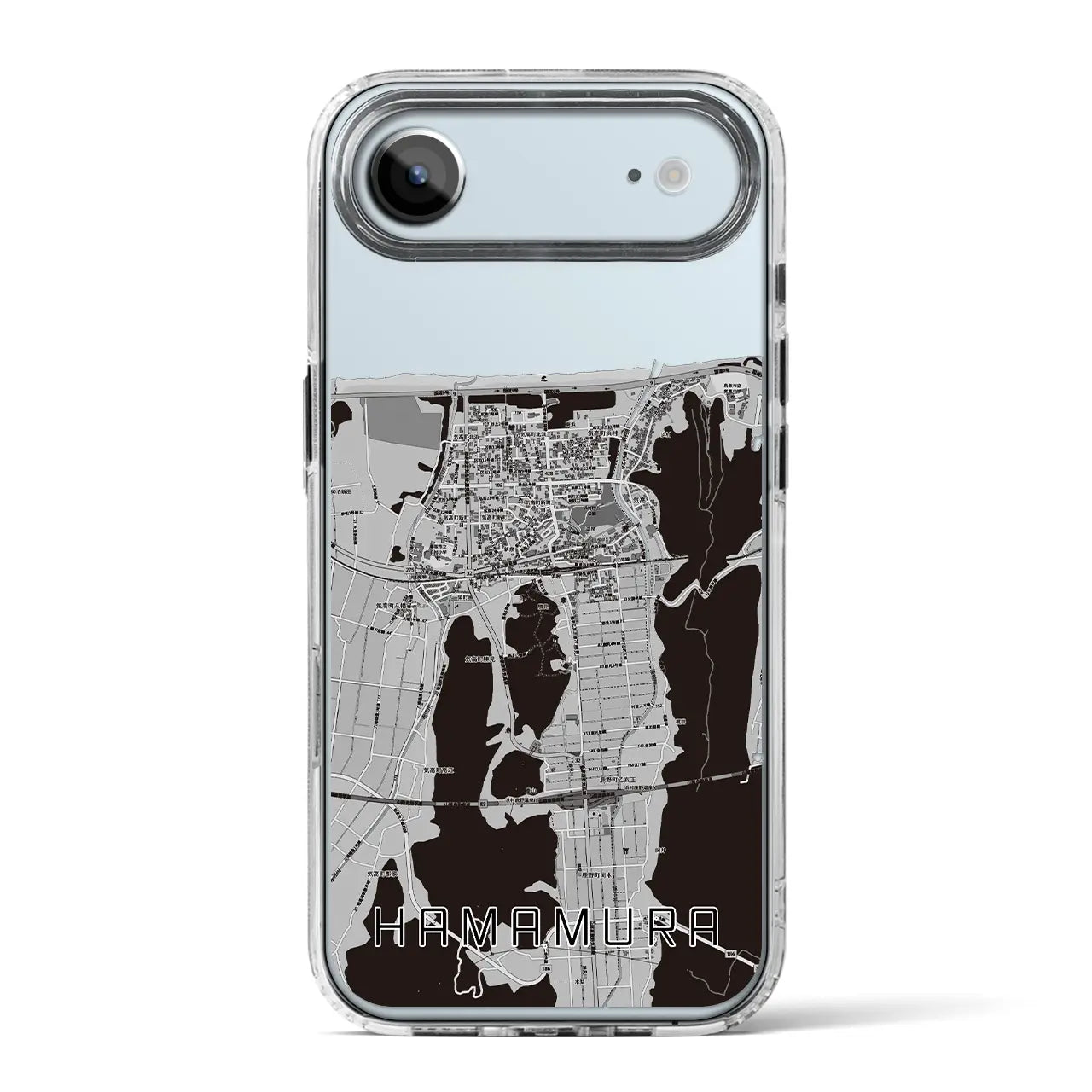 【浜村（鳥取県）】地図柄iPhoneケース（MagSafeタイプ）