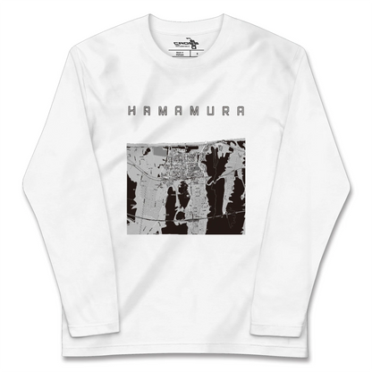 【浜村（鳥取県）】地図柄ロングスリーブTシャツ